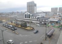 岩槻駅東口ロータリーの写真